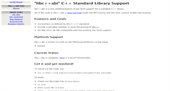 Desktop Screenshot of libcxxabi.llvm.org